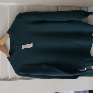 NWT Ann Taylor teal sweater M